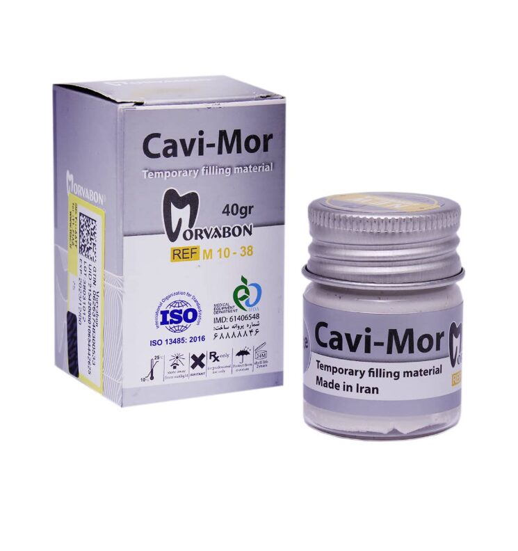 Screenshot 2026-05-30 135544 خمیر پانسمان موقت 40گرمی مروابن MORVABON CaviMor - تصویر 1