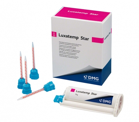 ماده-روکش-موقت-کارتریجی-dmg-luxatemp-star لوکساتمپ کامپوزیت ساخت بریج و کروان موقت DMG - Image 1