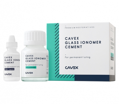 سمان گلاس آینومر لوتینگ 35گرم پودر + 15میلی مایع CAVEX سمان گلاس آینومر لوتینگ 35گرم پودر + 15میلی مایع CAVEX