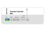 فرز الماسی دندانپزشکی سانی SANI Pointed Cylinder 884 - تصویر 2