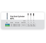 فرز الماسی دندانپزشکی سانی SANI Flat End Cylinder 837L - Image 7