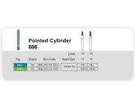 فرز الماسی دندانپزشکی سانی SANI Pointed Cylinder 886 - تصویر 2