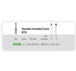فرز الماسی دندانپزشکی سانی SANI Double Inverted Cone 870 - تصویر 7