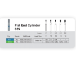 فرز الماسی دندانپزشکی سانی SANI Flat End Cylinder 835 - تصویر 11