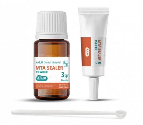 سیلر-بایوسرامیکی-agm-mta سیلر (3گرم پودر + 5گرم خمیر) AGM MTA Sealer - تصویر 1