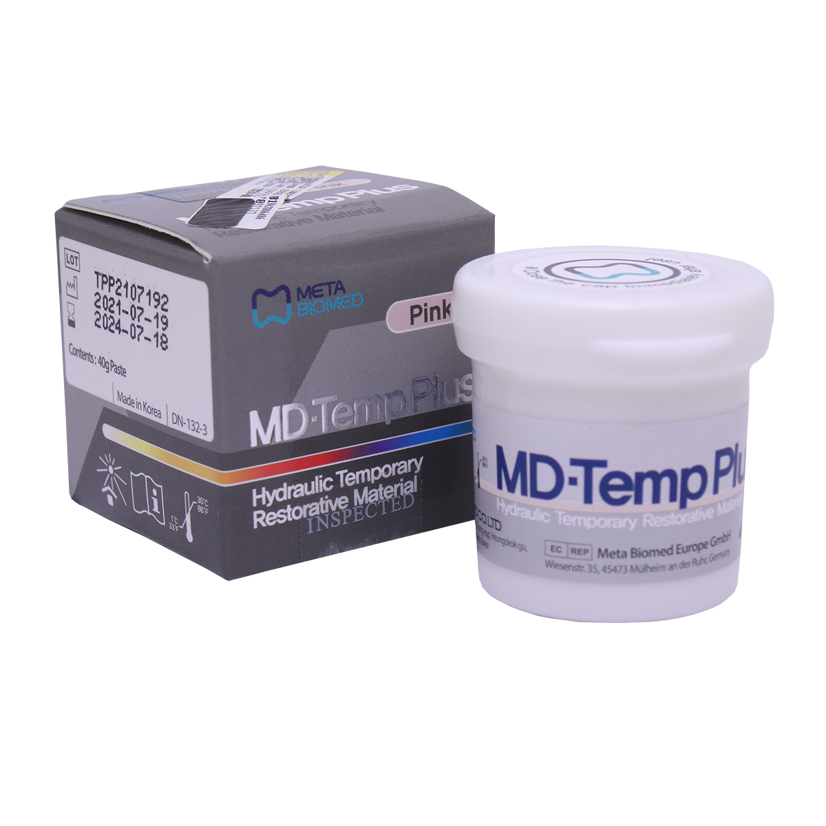 خمیر پانسمان موقت 40 گرم متا MD-Temp Plus خمیر پانسمان موقت 40 گرم متا MD-Temp Plus